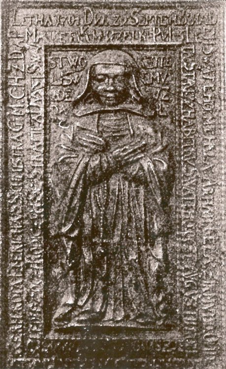 Litinová náhrobní deska O. S. Emericha
