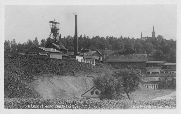 Březové Hory - Anenský důl, 1925