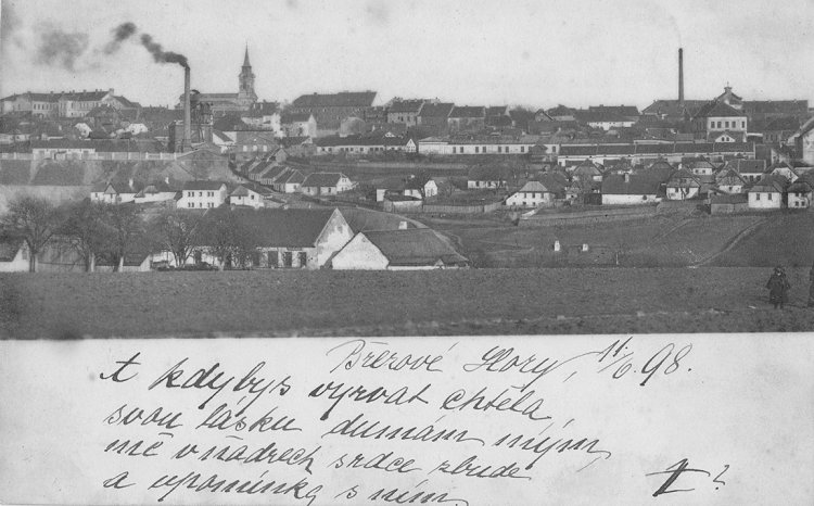 Březové Hory, konec 90-tých let 19. století