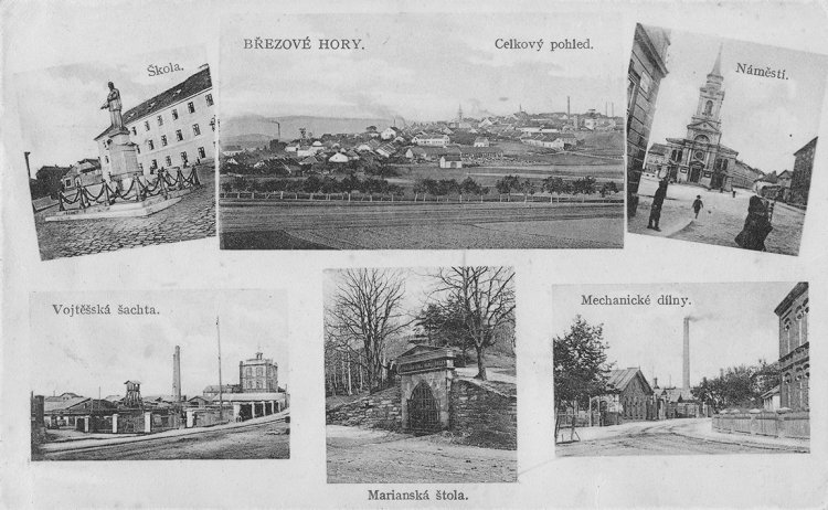 Březové Hory, pravděpodobně 1912