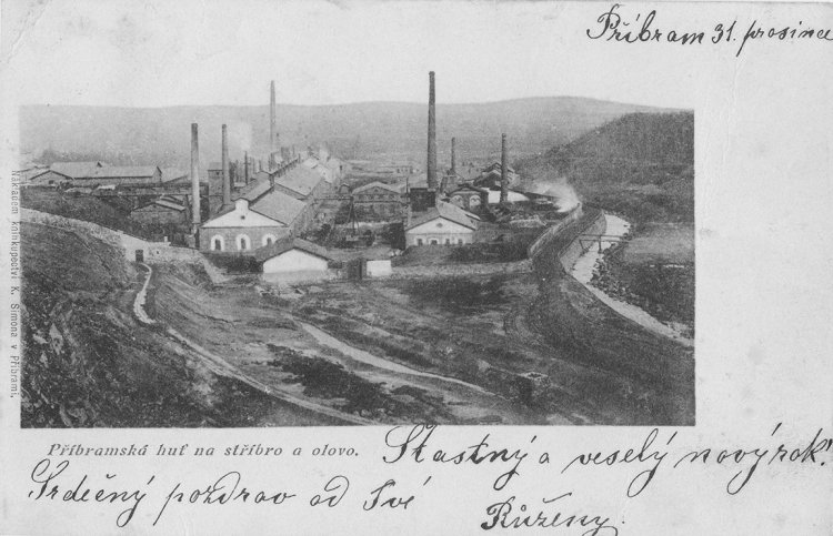 Příbramská huť na stříbro a olovo, 1899