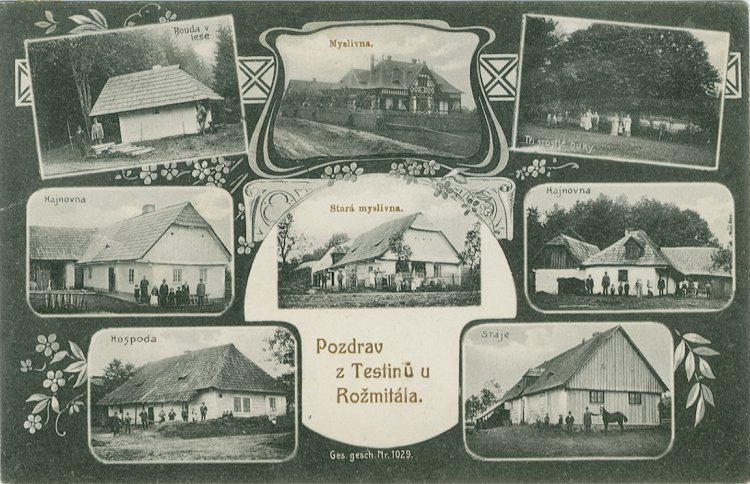 Teslíny 1910