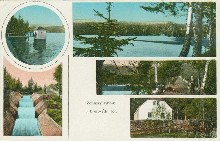 Žofinský (dnes Pilský) rybník 1913