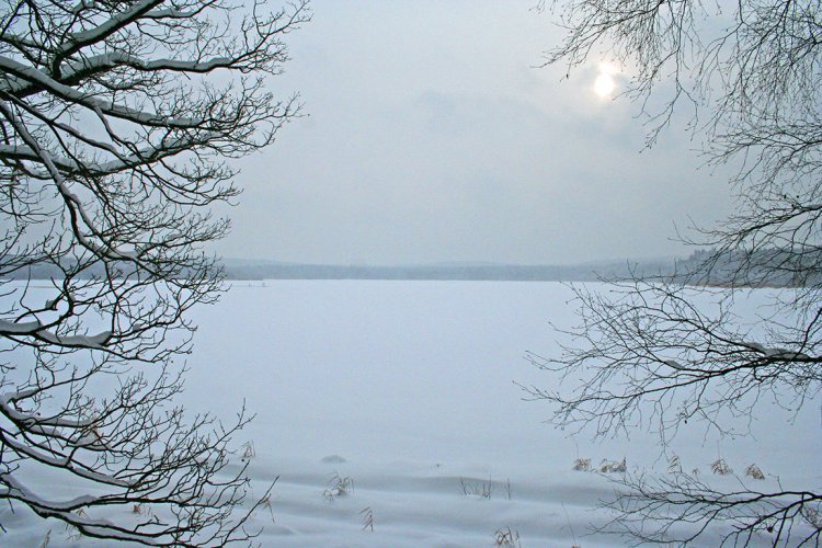 Střední Brdy pod sněhem