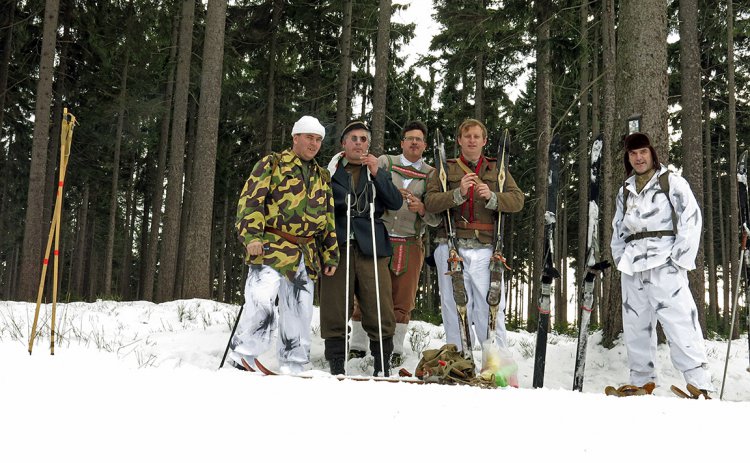 Druhý výlet do Brd na historických ski