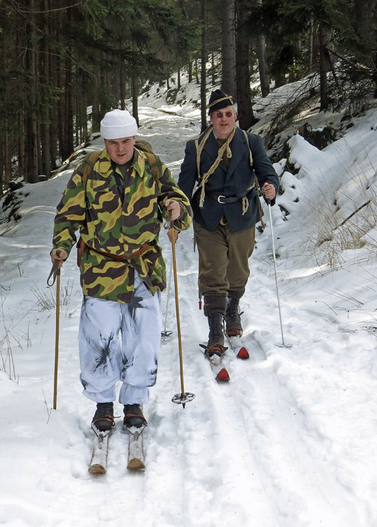 Druhý výlet do Brd na historických ski