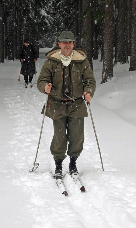 Výlet do Brd na historických ski