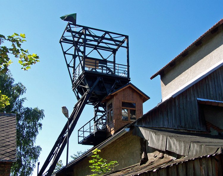 Vyhlídková věž na dole Řimbaba u Příbrami